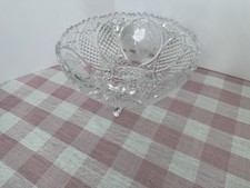 VTG Crystal 3 Footed Fruit