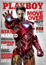 Iron Man 'Playboy' Tony Stark Cover - A3 Poster Print