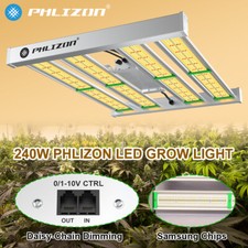 240Watts led Dimmable grow lights w/Daisy Chain 4x4ft Coverage for Indoor plants