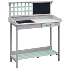 HOMCOM Outdoor Potting Table