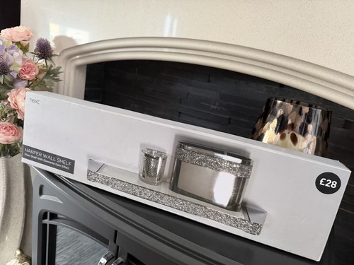 Next harper glass wall shelf - harper,