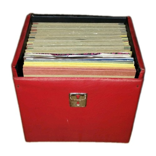 Vintage records box - records,