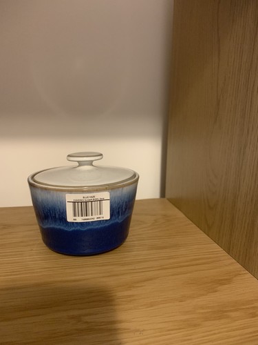 Denby blue haze sugar - , bowl