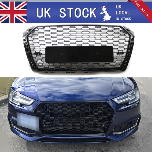 Gloss black style honeycomb - style,