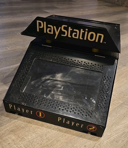 Vintage playstation kiosk - playstation,