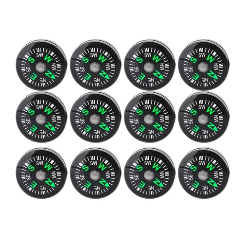 12x20mm mini button compass - button,