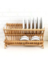 2 Tier Bamboo Dish Rack