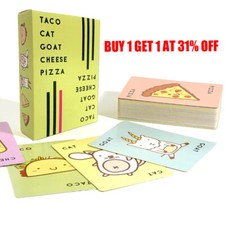 Taco Cat Goat Cheese Pizza Card Game| Ages 8+ | 3-8 Players | NEW Party Toy