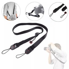 Adjustable Camera Nylon Long Lanyard Camera Neck Strap Shoulder Strap Sling Clip