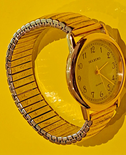 Saxon quartz watch large - quartz, dial