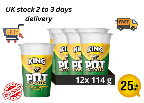 Pot noodle chicken mushroom - noodle,