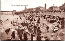 Morecambe Beach Scene Family