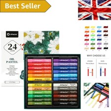 24 Count Soft Oil Pastels Set