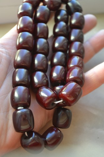 Antique cherry amber bakelite - antique,