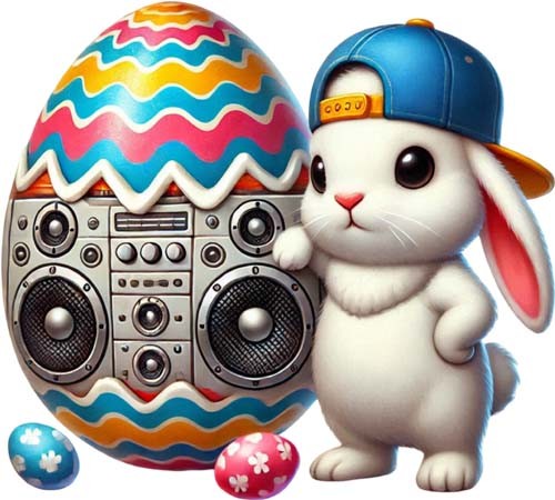Easter hip hop bunny - hip,