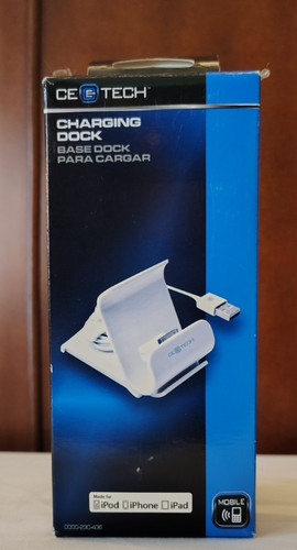 White charging dock - charging, with