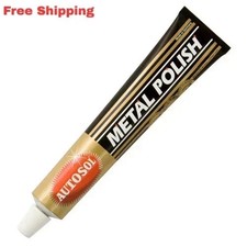 Autosol Solvol Chrome Polish Aluminium & Metal Paste Polish Car Motorcycle FREE