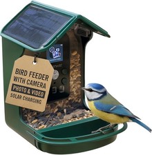Solar Bird Feeder Camera Motion Activated Video & Photo Infra-Red Night Vision