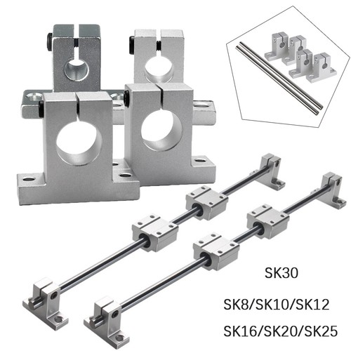4pcs sk8 sk30 linear rail - sk30,
