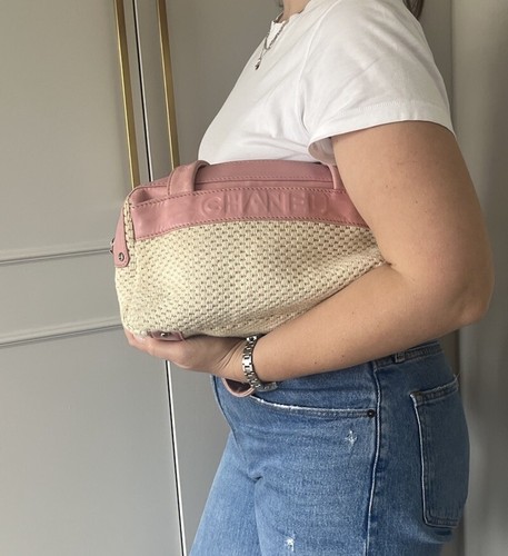Chanel canvas crochet hessian - crochet,