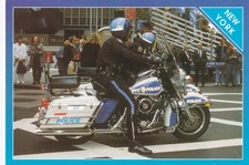 NEW YORK ~ HIGHWAY PATROL PATROLLING MIDTOWN MANHATTAN ~ UN POSTED