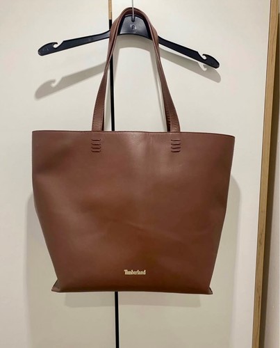 Leather shopper bag timberland - leather,