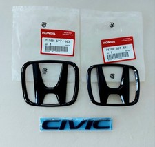 For Honda Badge Emblems 3D