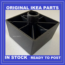 Ikea KIVIK BACKABRO 121236 sofa foot dark grey black new ORIGINAL parts x1