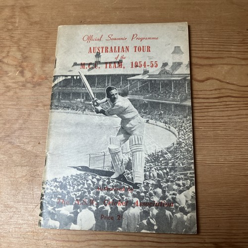 1954 official souvenir - official,