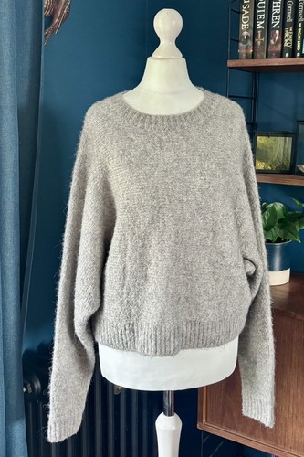 Grey wool blend thick - wool,