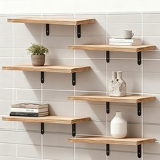 4/6X Rustic Wall Shelf