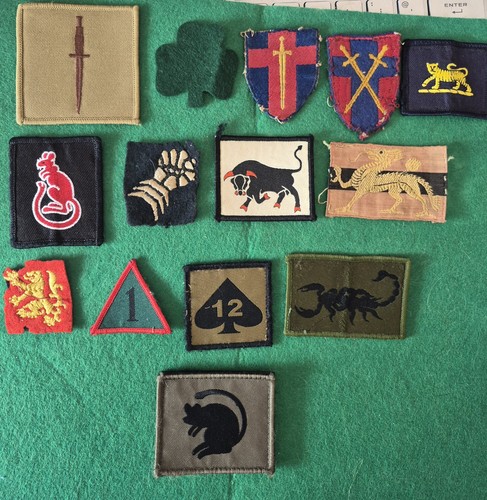 Military shoulder badges - shoulder,