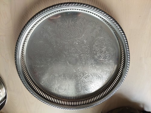 Cavalier silver plated serving - silver,