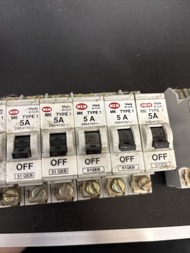 Mem type mcb amp - amp, single