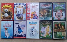 7 x Disney Dvd's + 3 Kung Fu