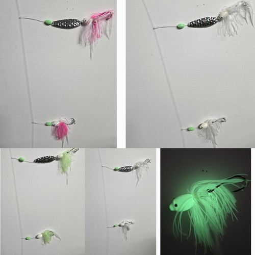 Fishing single spoon rig - hi-lo,