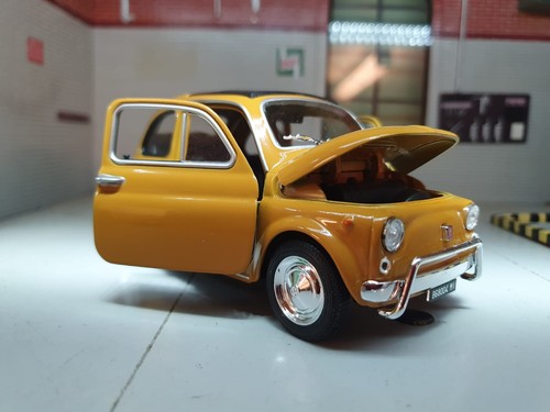 Fiat nuova 500 1957 orange - fiat,