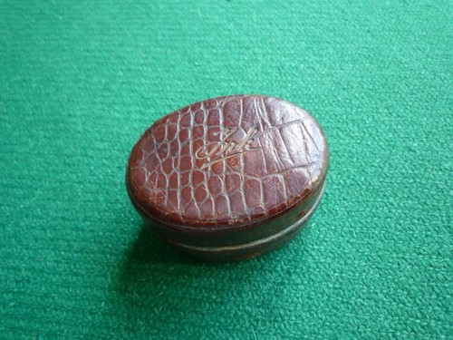 Antique travelling ink pot - ink,