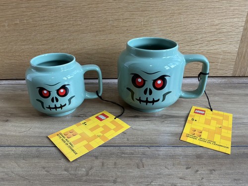 Lego skeleton head skull mug - head,