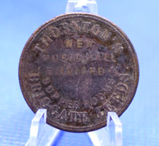 Leeds Thornton's New Music Hall Supper Rooms 3d Refreshment Ticket Token