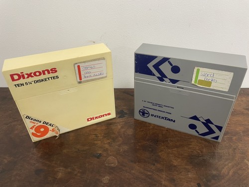 Vintage floppy disk - vintage, 5.25”