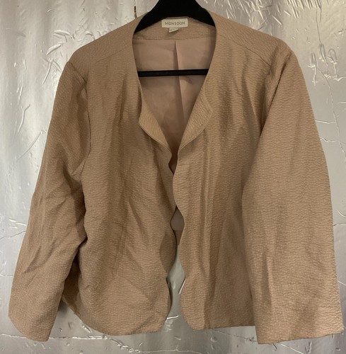 Monsoon cropped open jacket - cropped,
