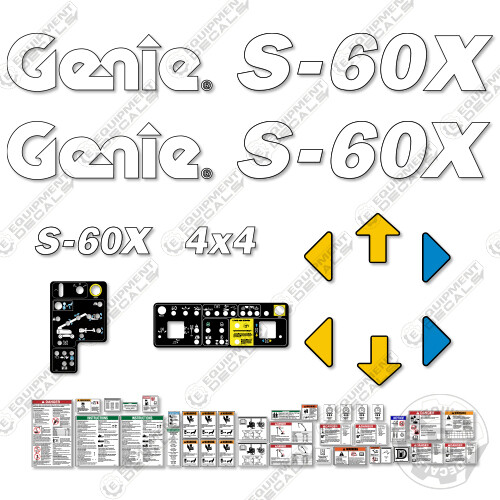 Fits genie s60x decal kit - fits,