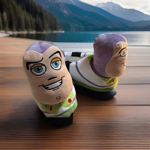 Buzz lightyear plush slippers - lightyear,