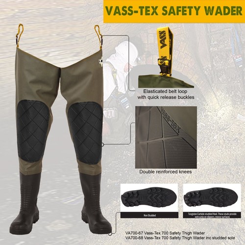 Vass tex 700 thigh waders - thigh,