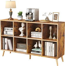 8-Cube Bookshelf 2 Tier Retro