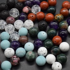 12mm Round Beads - 10 Count -