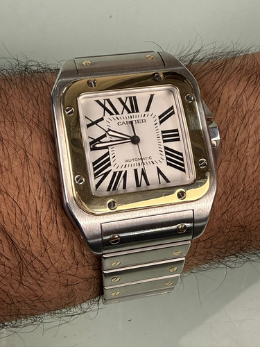 Cartier santos 100 2656 - santos,