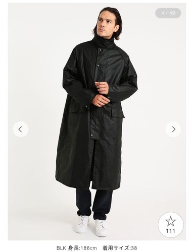 Barbour burghley oil coat - coat, gray