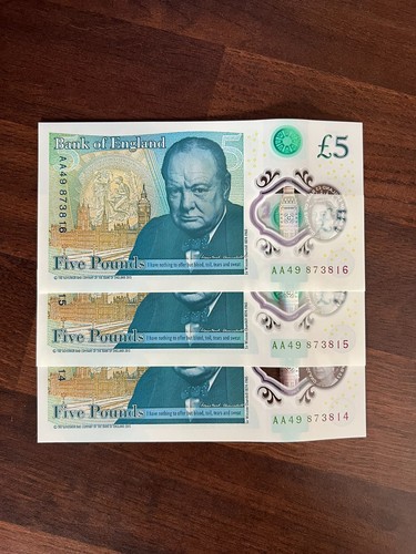 Consecutive five pound - consecutive,